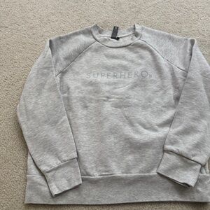 Sweaty Betty Light Gray Women’s Crewneck Sweatshirt Sz L